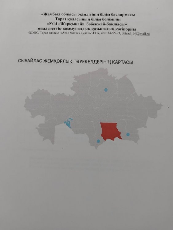 Сыбайлас жемқорлық тәуекелдерінің картасы