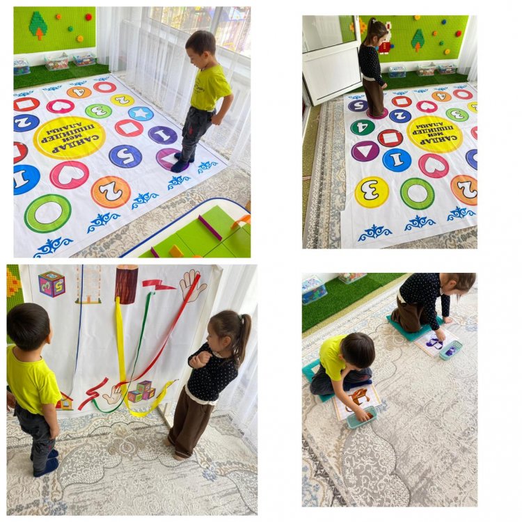 "Буратиноның қызықты ойындар"  ойын-сабақ